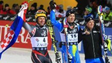 Myhrer wins World Cup slalom at Sljeme, Kostelic second