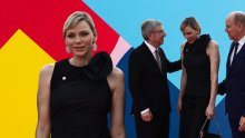 Princeza Charlene bila je oličenje elegancije u crnom: Chic komplet nosila poput kombinezona