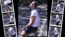 Fotografije zabrinule sve: Bosonogi Chris Martin klečao na ulici i gledao u nebo
