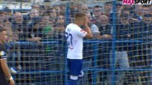 Biuk je mogao zabiti prvi gol od povratka u Hajduk; pogledajte veliki promašaj