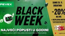 BLACK WEEK akcija na www.pevex.hr