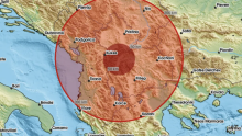 Dva potresa jutros zatresla Kosovo: Jedan magnitude 4, a drugi 3,2 stupnja po Richteru