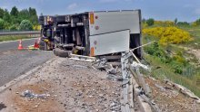Prevrnuo se šleper s 24,5 tona koksa