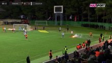 Hajdukovci su zbog baklje među igračima tražili da se poništi gol Šibenika; evo zašto nije