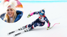 Lindsey Vonn pala na treningu spusta u Cortini