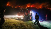 Kozlevac o požaru podno Učke: Vatra je pod nadzorom, ali pred vatrogascima je zahtjevna noć
