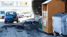 Vatrena noć u Splitu: Zbog paleži kontejnera za otpad uhićene dvije osobe