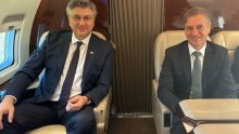 Plenković otputovao na izvanredni samit, imao je gosta u Vladinom zrakoplovu