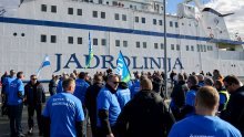 Pomorci prosvjedovali zbog kolega koje DORH istražuje zbog nesreće na trajektu Lastovo