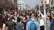 Snimka drona otkriva koja je masa ljudi stigla iz Novog Beograda