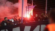 Boysi zapalili zastavu Varaždina; divljanjem šokirali komentatora MAXSporta