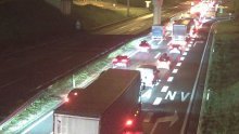 Kolona na A1 duga 5 km, prekinut promet na Jadranskoj magistrali zbog nesreće
