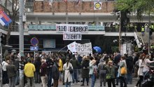 Srbijanski studenti i dalje blokiraju RTS, biciklisti večeras stižu u Strasbourg