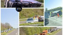Lančani sudar na autocesti A1: Slupalo se čak sedam vozila, kolona 8 km