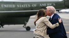 Trenutak nježnosti Donalda i Melanije Trump bilo je neugodno gledati