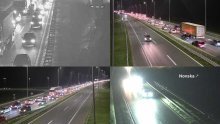 Više nesreća na autocesti A3, kod Novske kolona duga devet kilometara