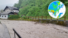U Sloveniji krenule poplave i klizišta, oglasile se sirene za opću opasnost