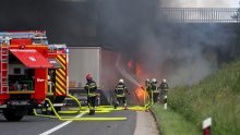 Požar na A3: Zapalio se šleper kod Svete Nedelje, kolona duga četiri kilometra