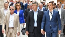 Plenković u Šibeniku podržao kandidate HDZ-a za gradonačelnika i župana
