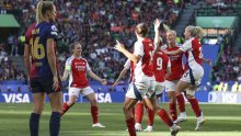 Nogometašice Barcelone senzacionalno izgubile u finalu Lige prvakinja. Pogledajte gol za titulu Arsenala