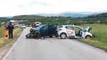 Nesreća kod Sinja; sudarila se četiri vozila, ima ozlijeđenih