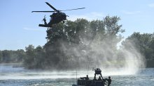 Akcijske scene na Jarunu: Hrvatska vojska pokazala što sve može, letjeli i Rafalei