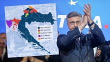 Evo kako nakon izbora izgleda karta Hrvatske
