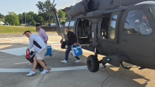 HRZ helikopterom Black Hawk prevezao medicinski tim sa srcem