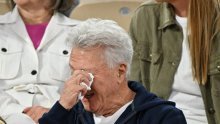 Dustin Hoffman nije mogao sakriti emocije na teniskom meču
