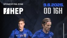 Spektakl u Osijeku ispred Opus Arene uoči utakmice Hrvatska - Češka