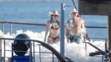 Pogledajte ludi pjena party Lauren Sanchez i Jeffa Bezosa na jahti kod Cresa