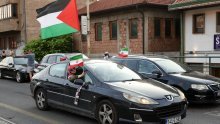 Defile vozilima u Sarajevu s palestinskim i iranskim zastavama: 'Osjećamo moralnu obavezu da dignemo glas'
