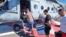 Helikopterom HRZ-a transportirano srce iz Splita u Zagreb
