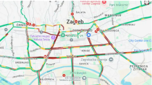 Prometni kolaps u Zagrebu: Posvuda crveno i gužve!
