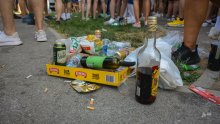 Otužne scene: Thompsonovi fanovi ostavljaju hrpu smeća