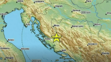 Slabiji potres pogodio Dalmaciju, epicentar kod Knina