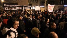 Anti-gov't protest held in Zagreb