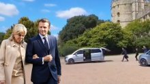 Komična scena kod Windsora: Macronova ekipa u žurbi rasula prtljagu pa trčali za autom