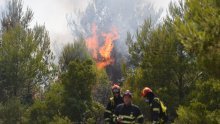 [VIDEO] Gorjelo kod Šibenika: Nema više otvorene vatre, povukli se kanaderi