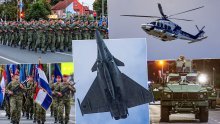 Mimohod završio spektakularnim preletom čak devet borbenih Rafalea