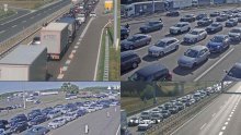 Najveća gužva na autocesti A3, vozi se u koloni i uz zastoje, nesreća kod Ivanić Grada