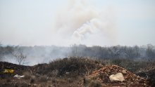 Veliki požar kod Škabrnje lokaliziran, u tijeku je sanacija terena
