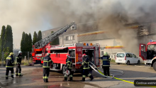 Veliki požar u Osijeku: Gori poslovna zgrada