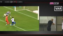 Sudac Bel ovo nije vidio, a onda se javio VAR - penal za Hajduk, crveni za Goricu