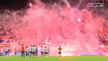 Torcida na kraju utakmice gađala igrače Hajduka bakljama! Pogledajte video