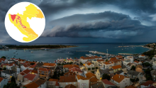 DHMZ povisio stupanj upozorenja: U ovom dijelu Hrvatske vrijeme će biti iznimno opasno, izbjegavajte putovanja!