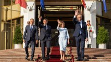 Lideri Francuske, Njemačke i Poljske stigli u Moldaviju: Podrška Sandu uoči izbora