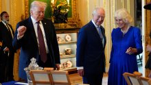 Fotke koje govore više od riječi: Pogledajte kako je izgledao susret Trumpa i kralja Charlesa