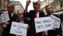 FOTO Pogledajte neke od transparenata na prosvjedu protiv Trumpa u centru Londona