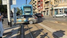 Sudarili se tramvaj i taksi kod Branimirove tržnice: Tramvaji voze zaobilazno